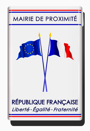 Affichage devise republique mairies de proximite