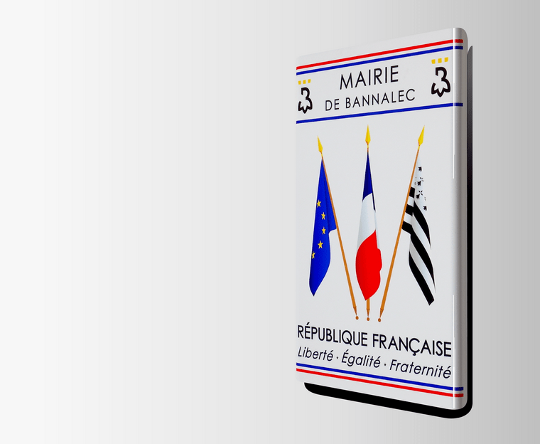 Drapeau breton gwen ha du