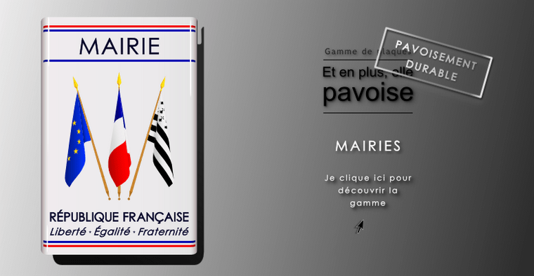 Mairie pavoisement trois drapeaux